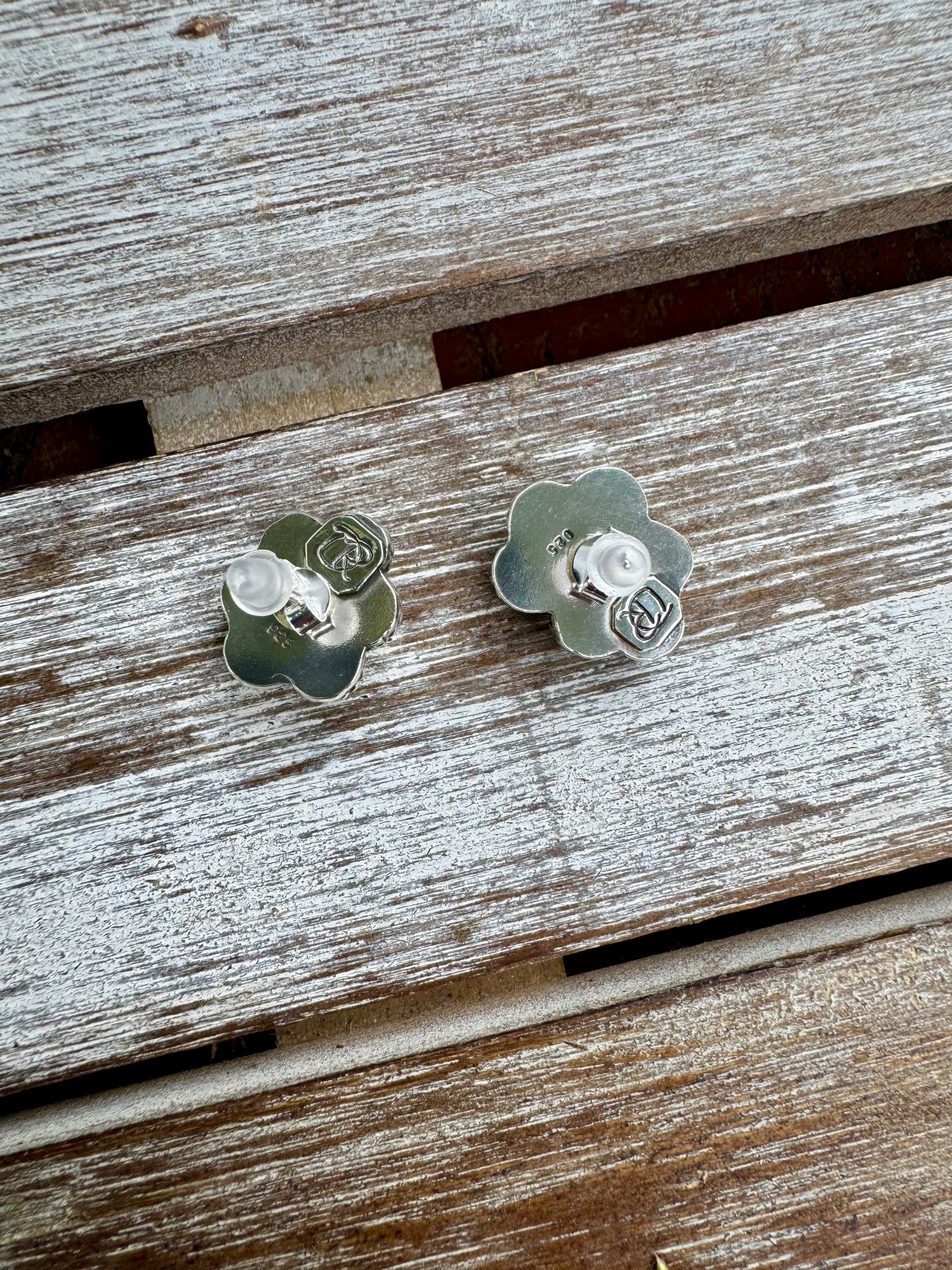 Golden Hill Turquoise Stud Earrings