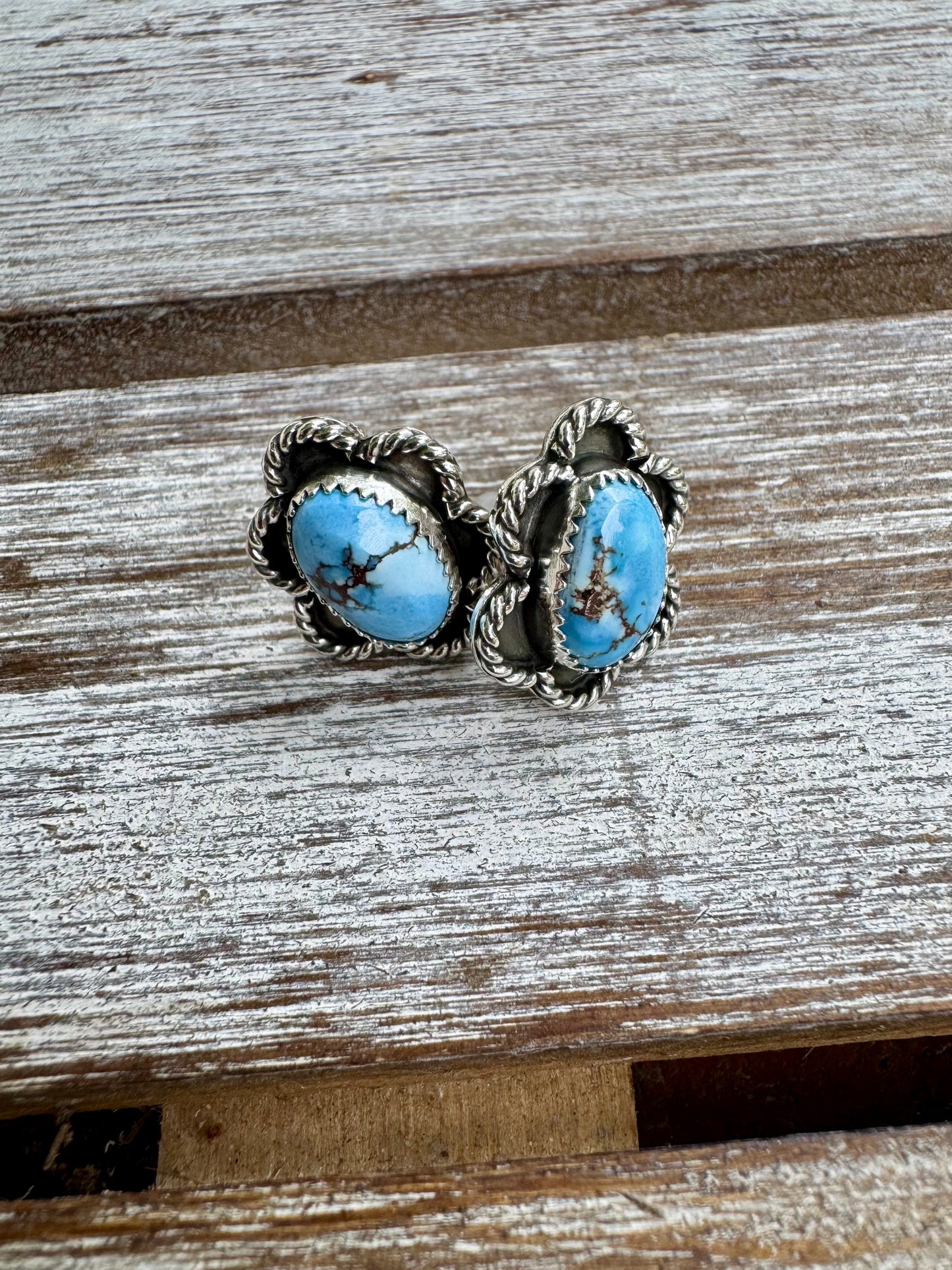 Golden Hill Turquoise Stud Earrings