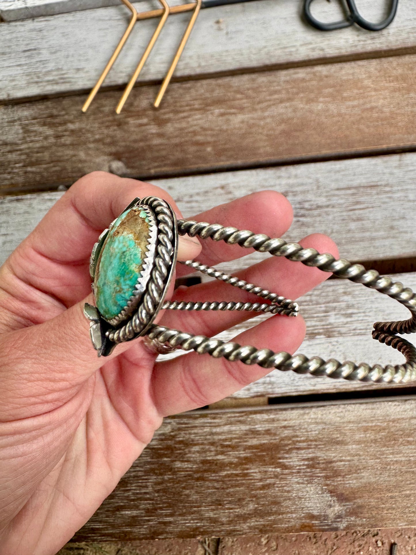Royston Turquoise Cuff Bracelet
