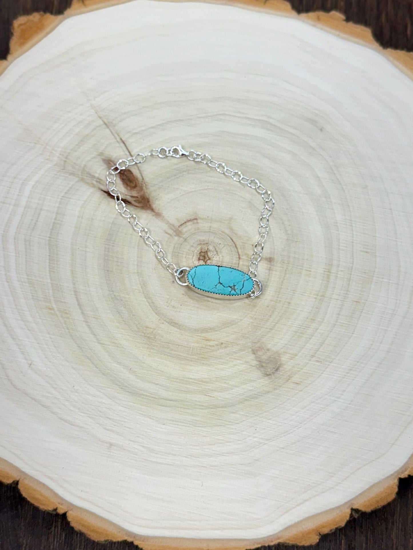 Hubei Turquoise Chain Bracelet