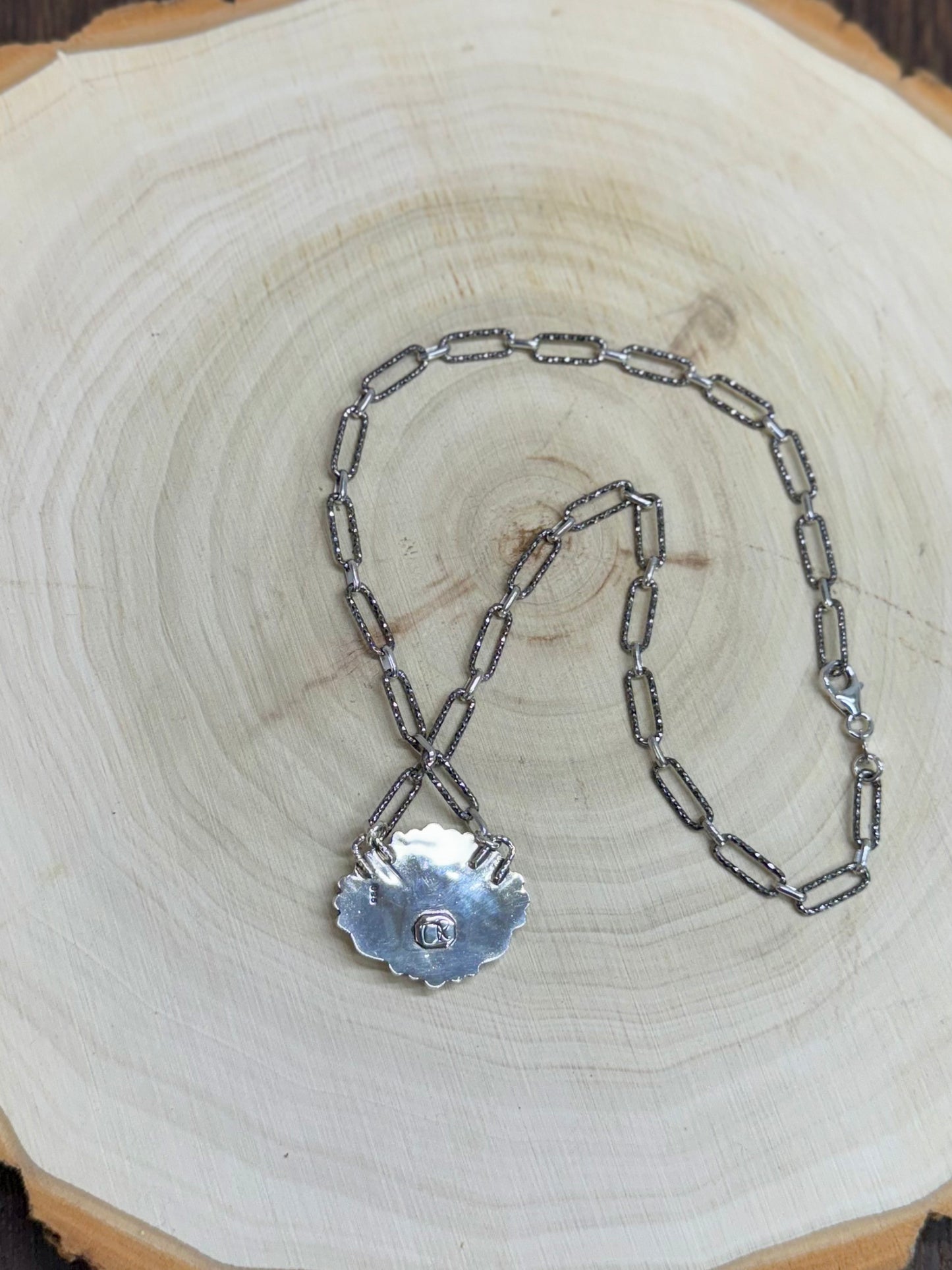 Number 8 Turquoise Necklace 16"