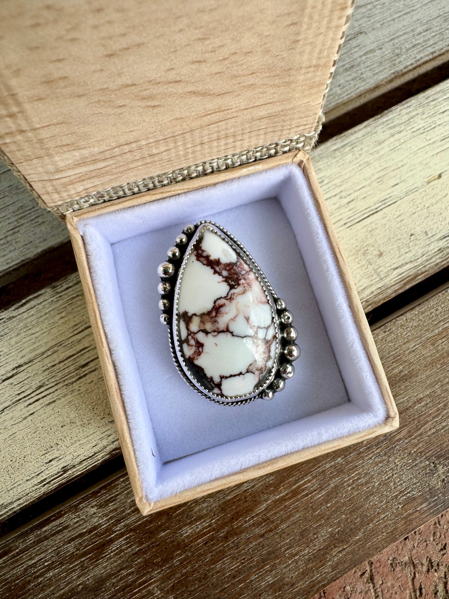 Western Wild Horse Statement Ring Size 6