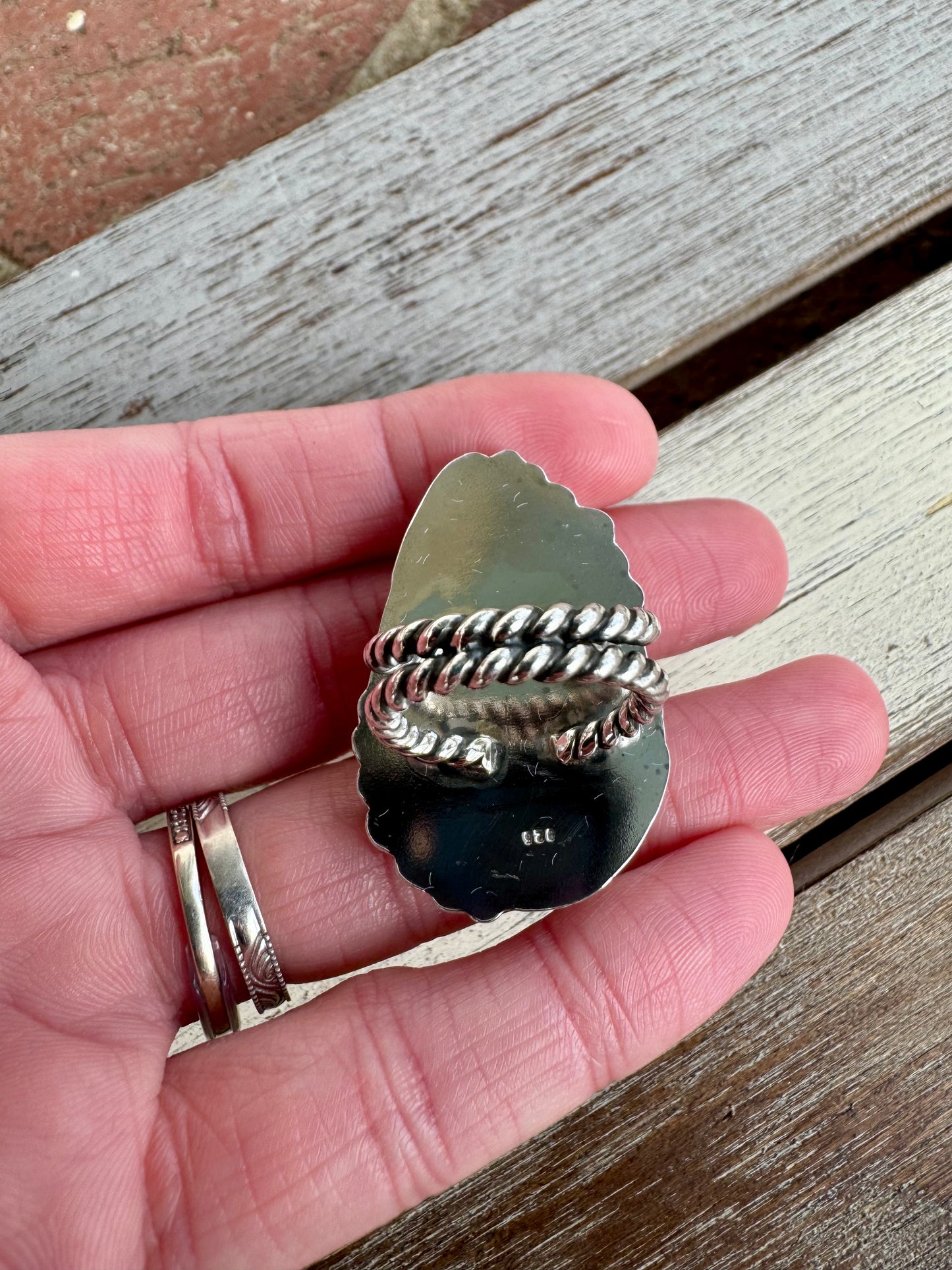 Western Wild Horse Statement Ring Size 6