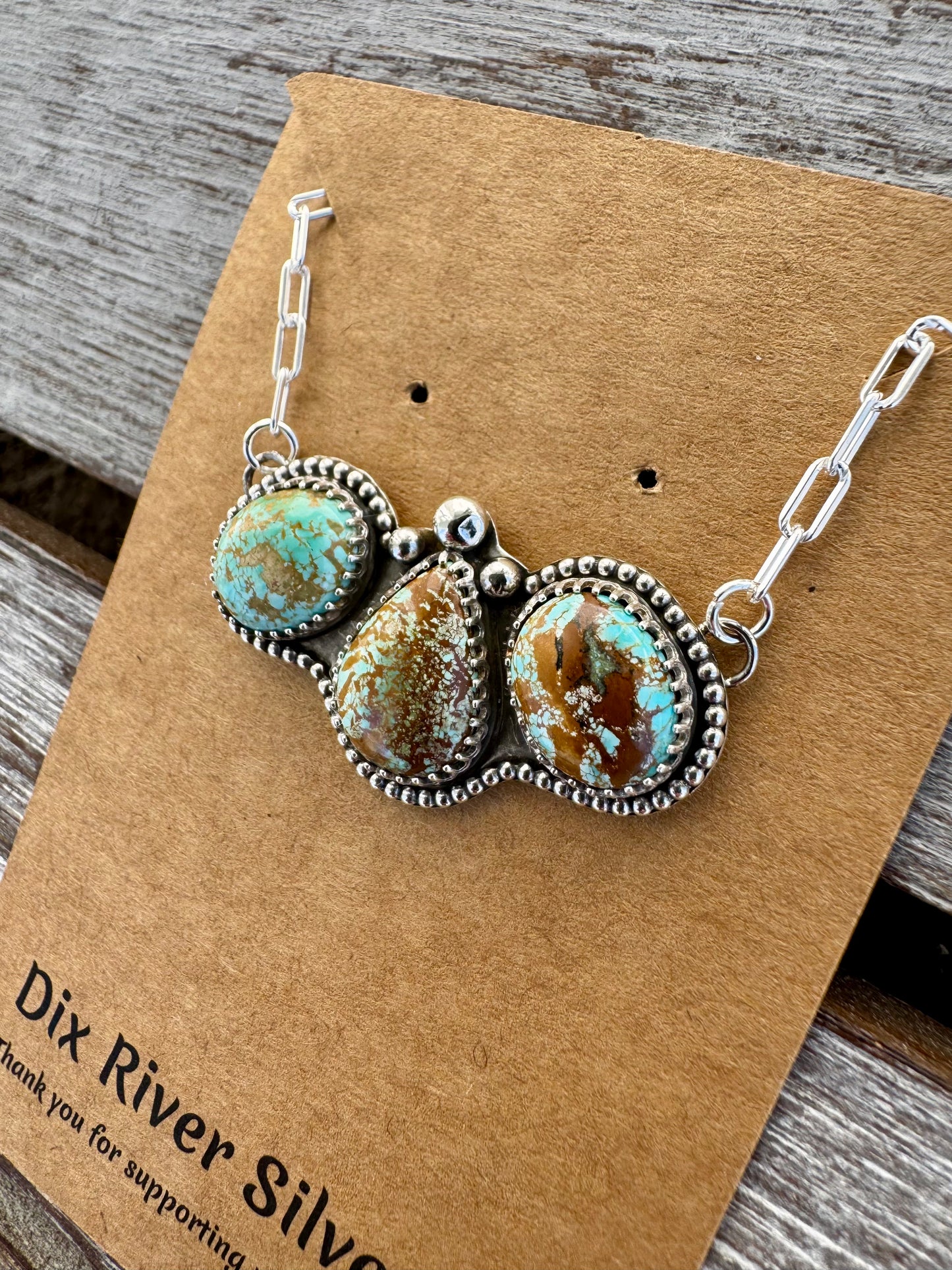 Kings Manassa Turquoise Necklace 12"