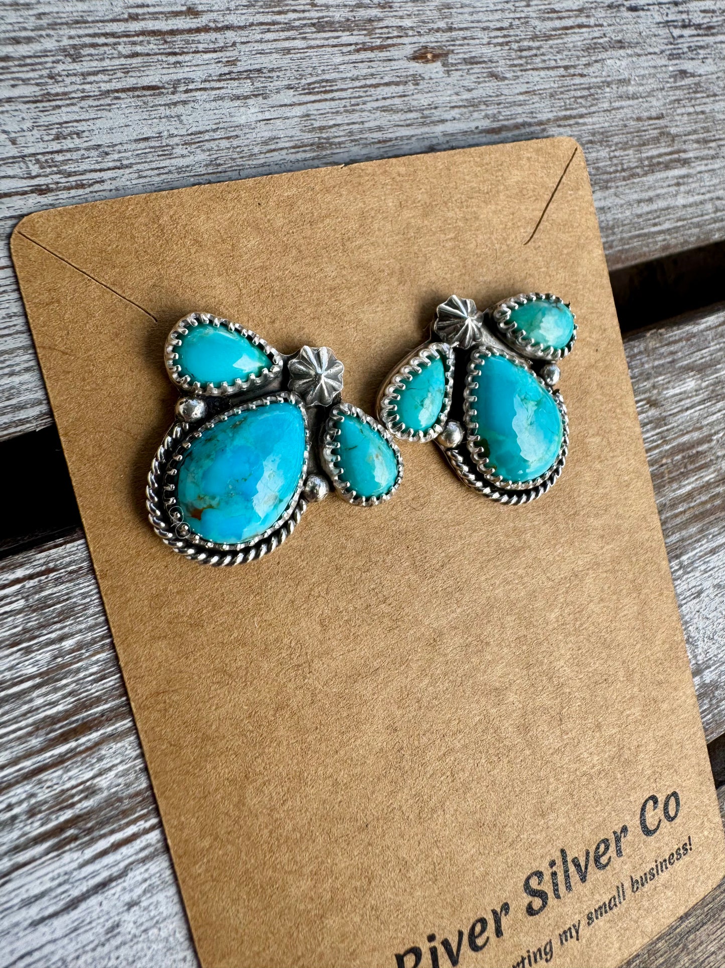 Blue Mohave Earrings
