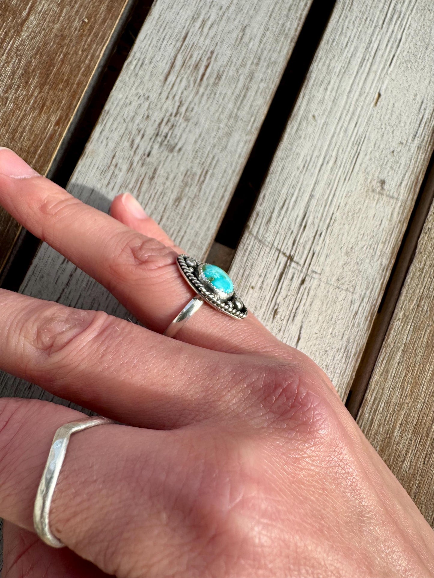 Sonoran Turquoise Western Ring Size 6.5