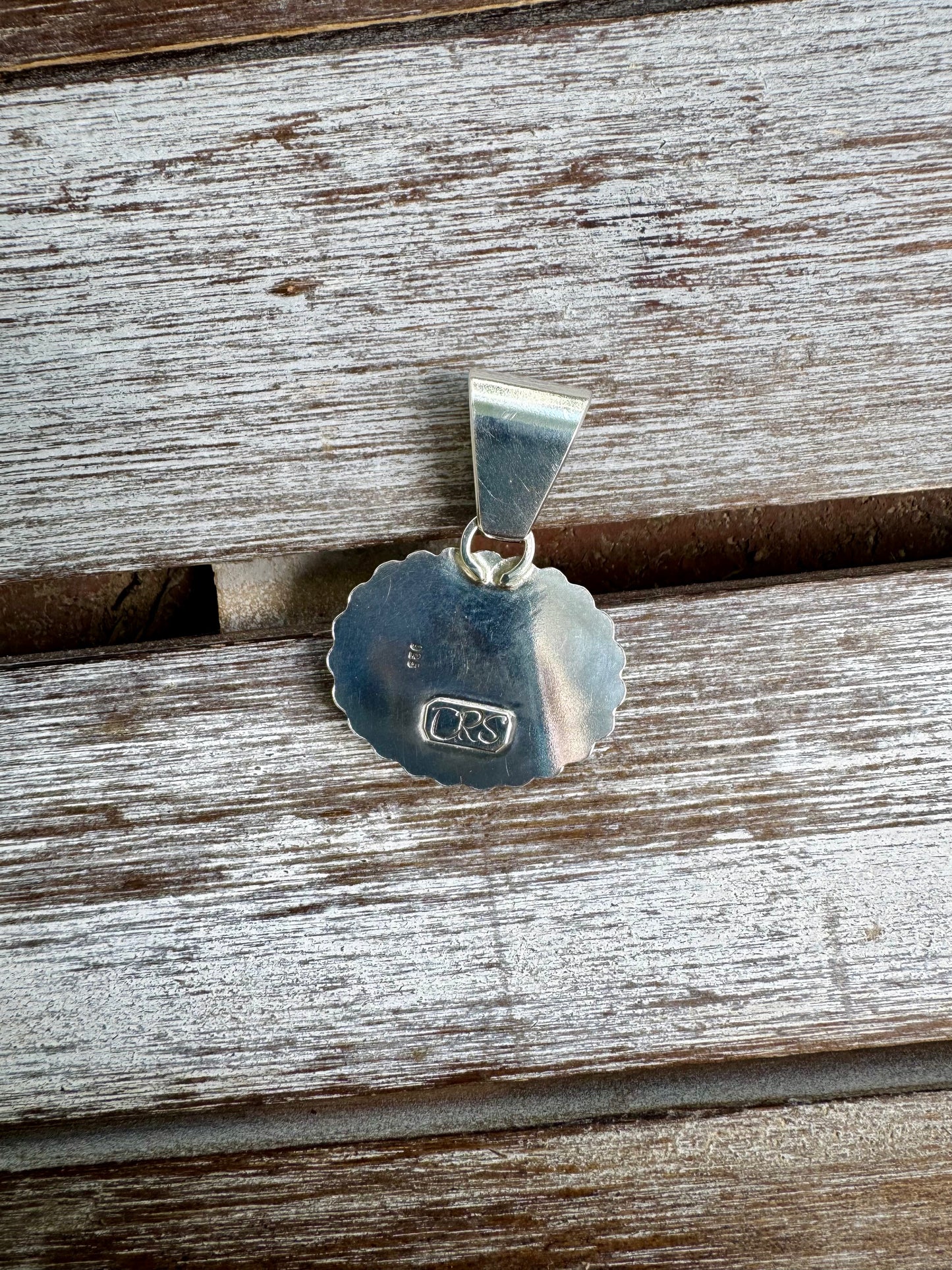 Custom Black Jack Turquoise Pendant