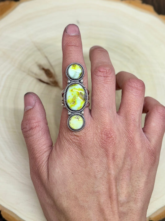 Custom Palomino Statement Ring Size 8.5