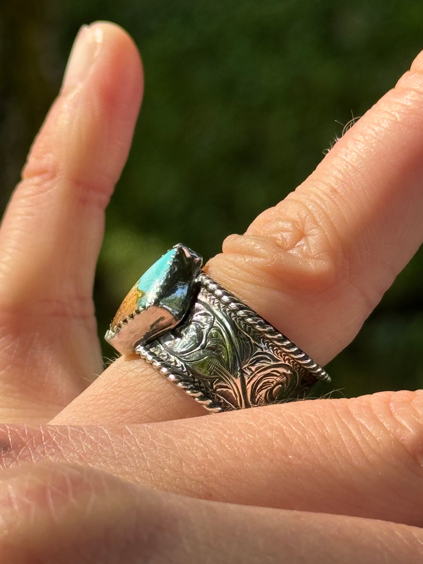 Royston Turquoise Ring Size 6