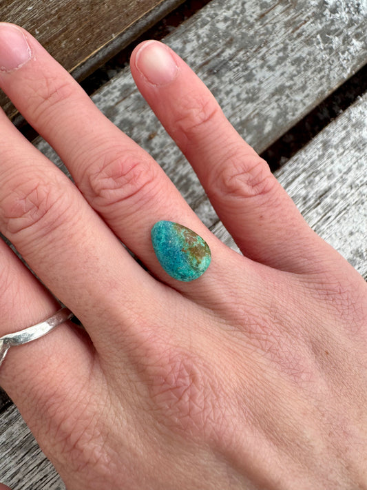 Tibetan Turquoise Stone w/ Custom Ring Design