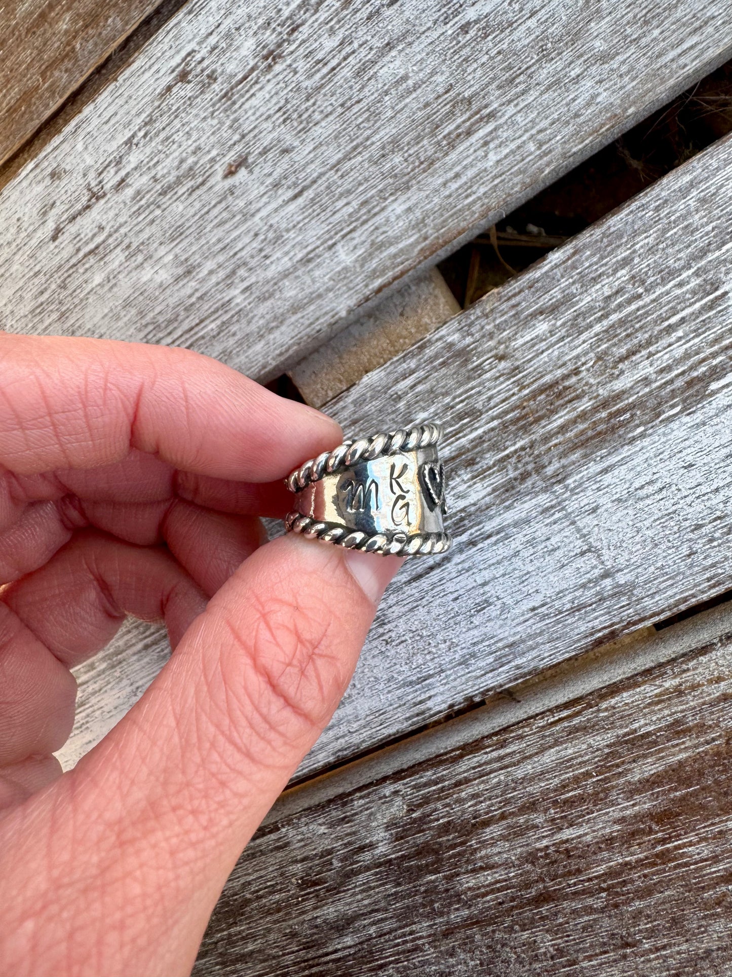 Western Mothers Ring w/ Custom Initials