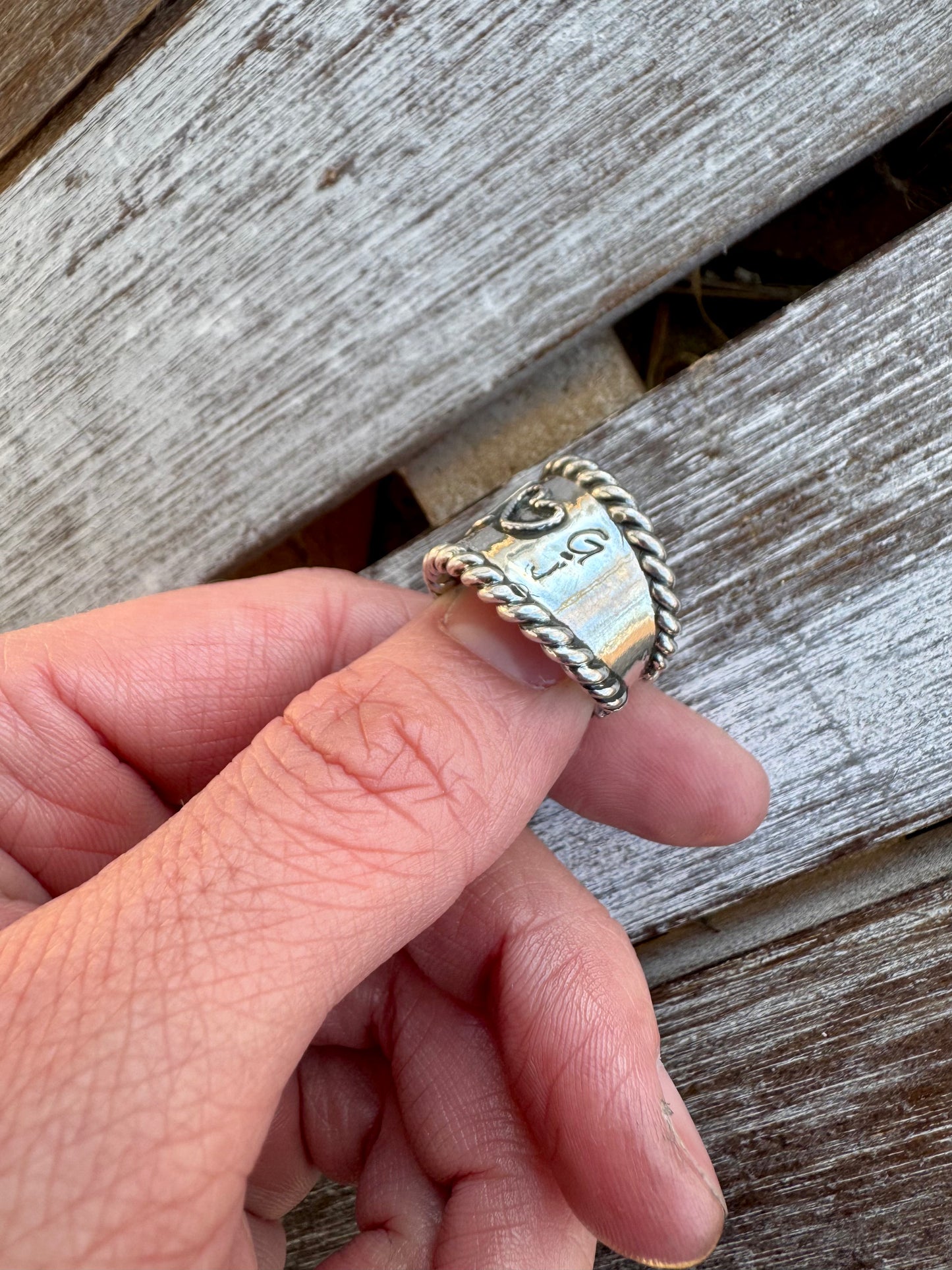 Western Mothers Ring w/ Custom Initials