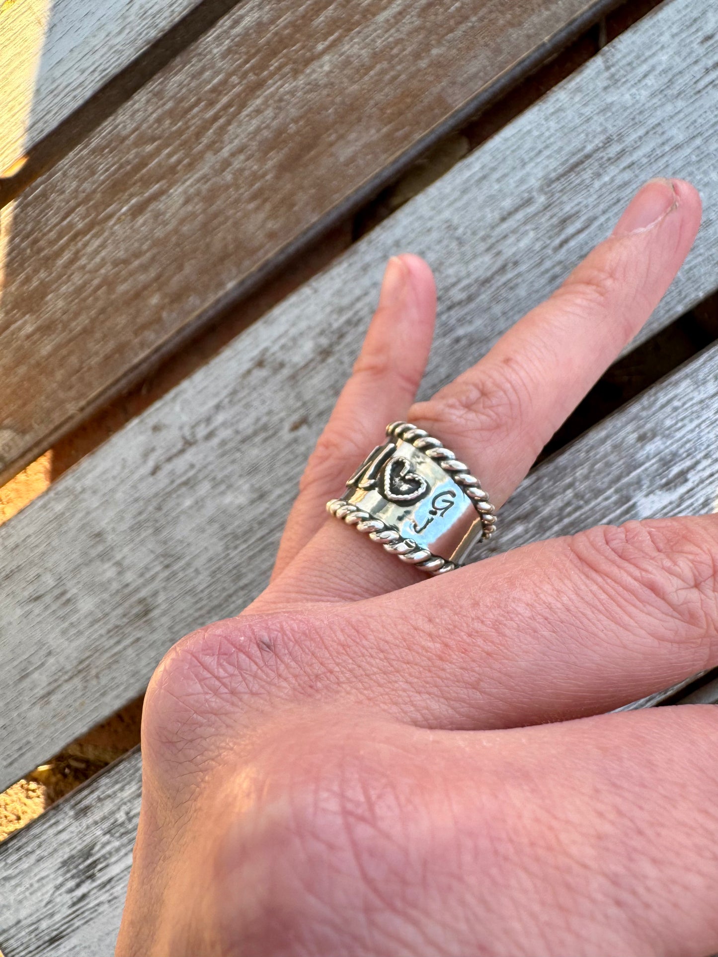 Western Mothers Ring w/ Custom Initials