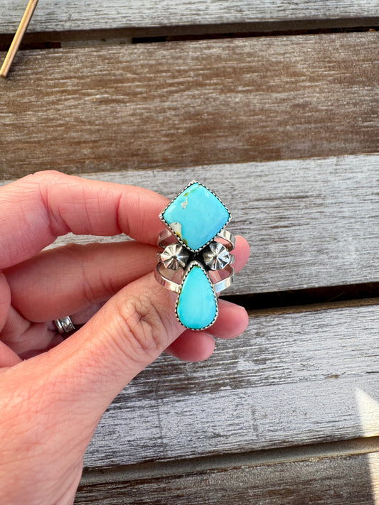 Sonoran Turquoise Statement Ring Size 7.5