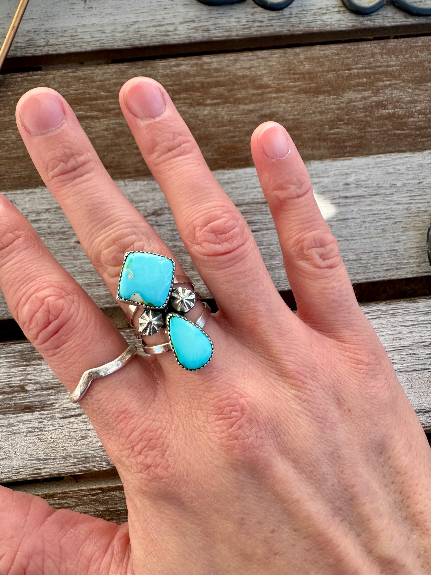 Sonoran Turquoise Statement Ring Size 7.5