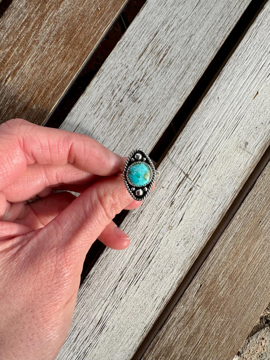 Sonoran Turquoise Western Ring Size 6.5